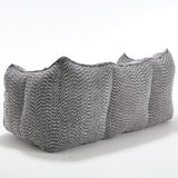 Dual Chenille Bean Bag Chair With High Resilience Foam Core - Omega Lifestyles