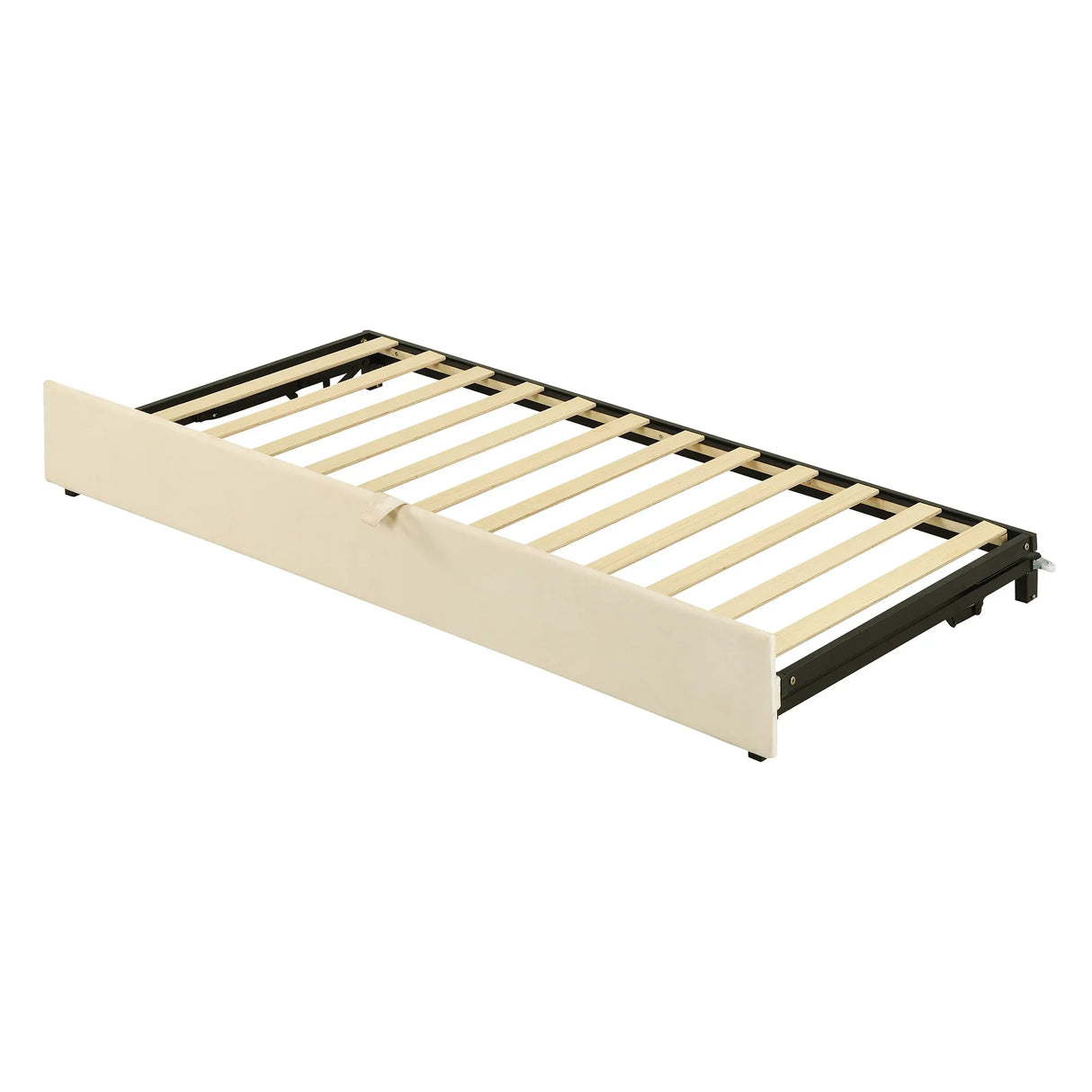 Twin Upholstered Velvet Daybed With Pop-Up Trundle - Omega Lifestyles