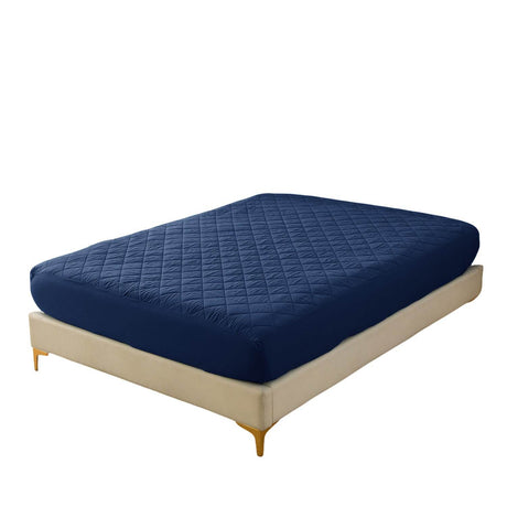 Waterproof Ultrasonic Quilted Cotton Fitted Sheet Queen - Sleep Galleria