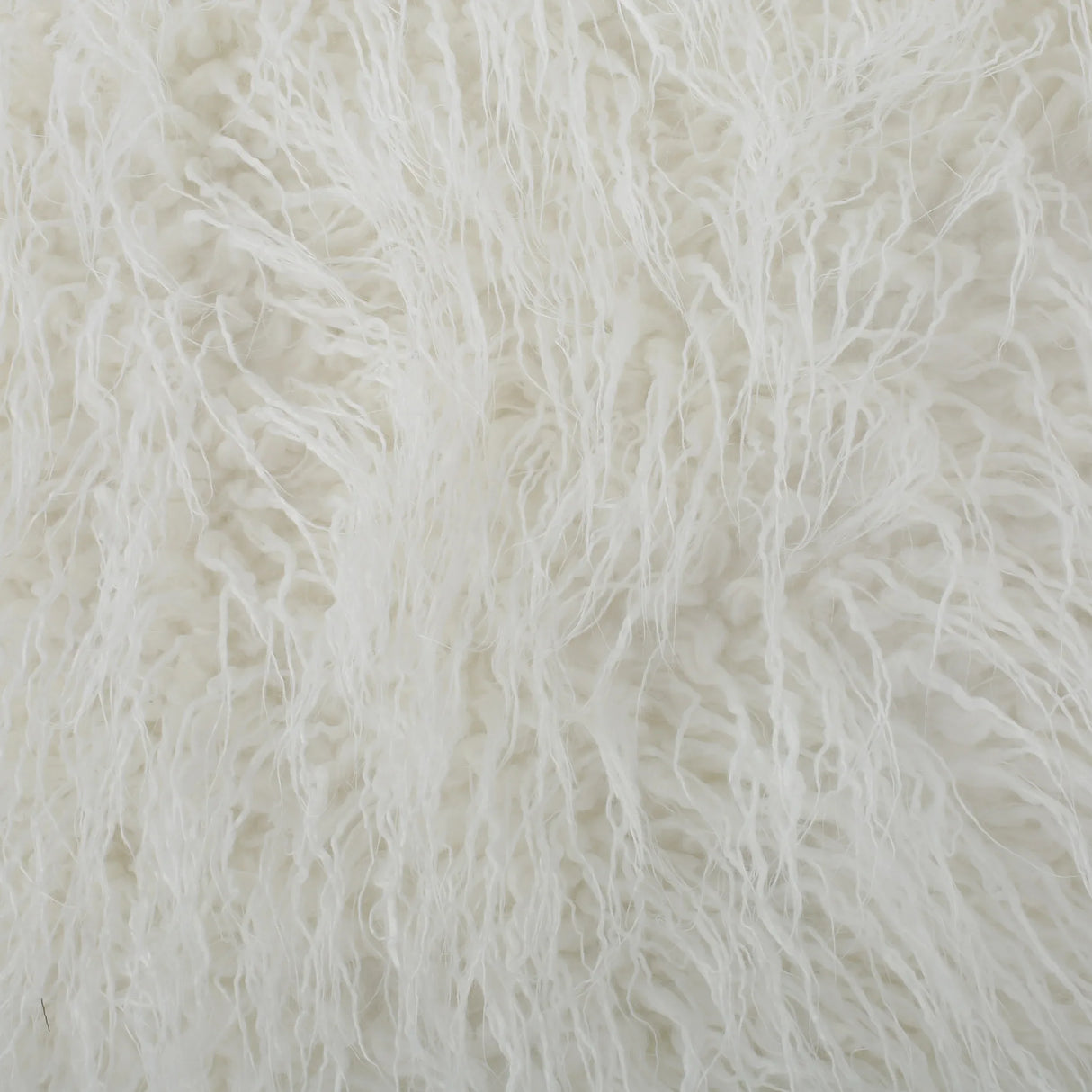 Cozy Rounded Faux Fur Foam Filled Bean Bag Chair - Omega Lifestyles