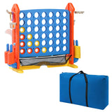 4-in-1 Adjustable Height Indoor Outdoor Giant Game Set - Omega Lifestyles