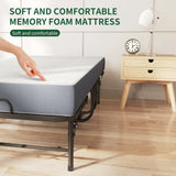 Twin Medium 5-Inch Memory Foam Folding Bed Frame - Omega Lifestyles