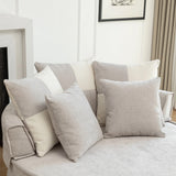 Modern Gray Chenille Barrel Accent Chair With Ottoman - Omega Lifestyles