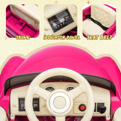 12V Pink Licensed Chevrolet Ride On Truck Car - Omega Lifestyles