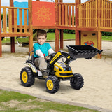 Battery Powered Kids Ride-On Excavator Truck With Safety Belt - Omega Lifestyles