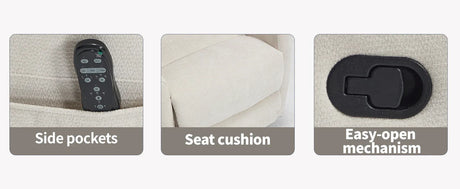 Heat Massage Recliner Chair With Swivel Rocking - Omega Lifestyles