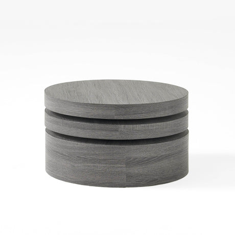Contemporary Small Oval Rotating Coffee Table - Sleep Galleria