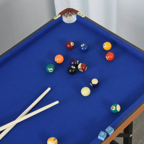 Portable Folding Miniature Pool Table With Full Set - Omega Lifestyles