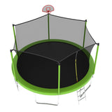 14-Inch Kids Outdoor Safety Enclosure Trampoline - Omega Lifestyles