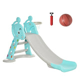Kids 2-in-1 Basketball Hoop Slide Toddler Playset - Omega Lifestyles