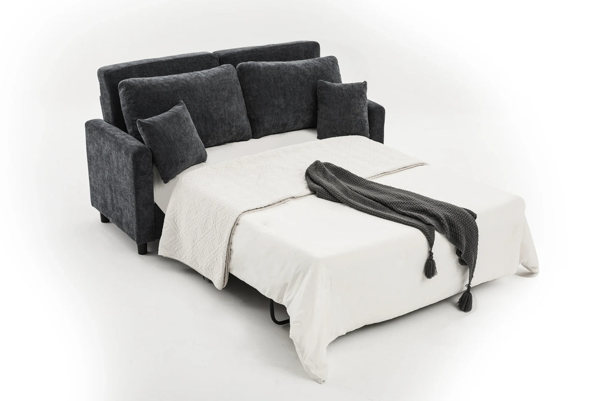 Modern Convertible Sleeper Sofa Bed With Memory Foam Mattress - Omega Lifestyles