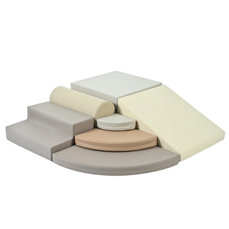 7-Piece Soft Foam Climbing Blocks Toddler Playset - Omega Lifestyles
