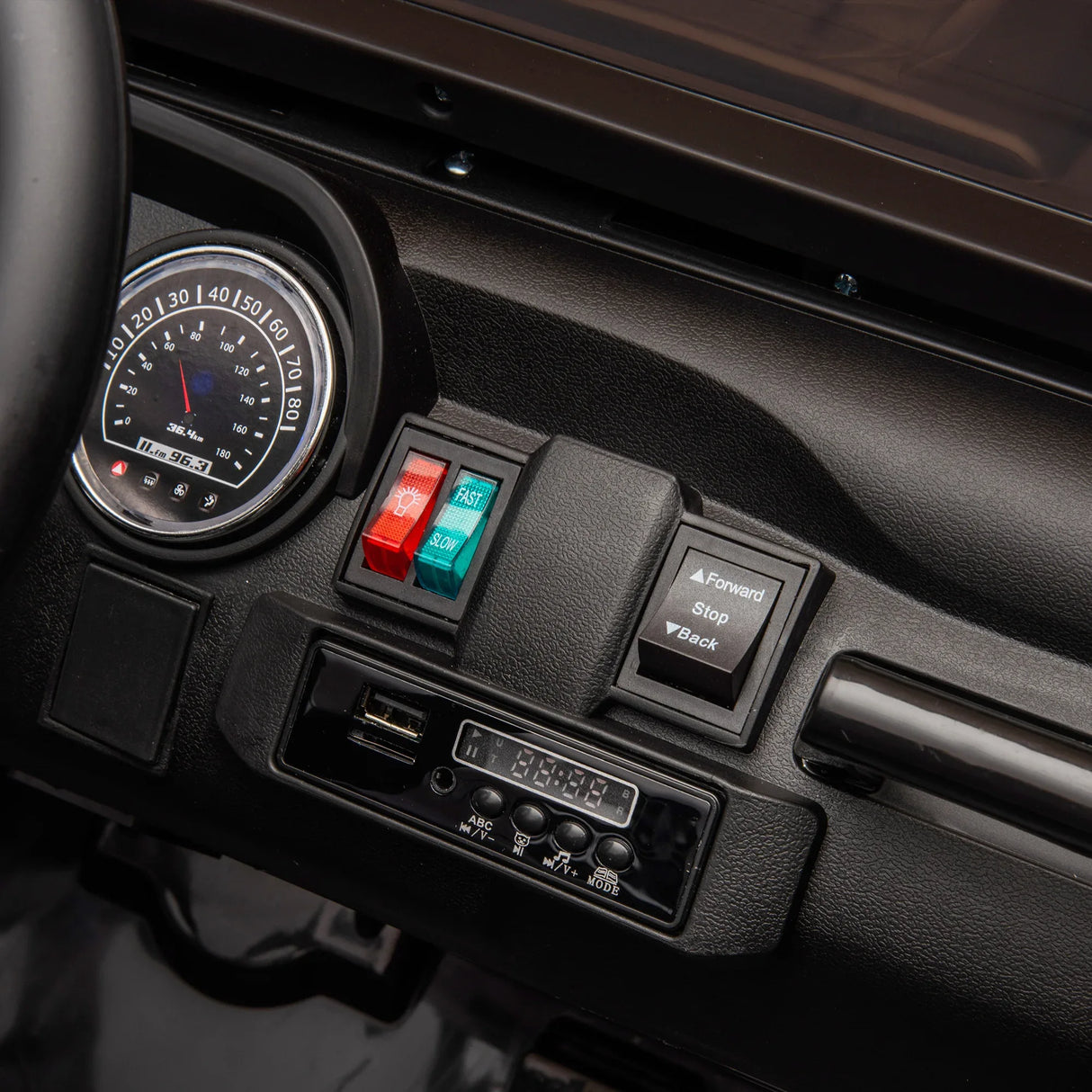 24V Two-Seater Kids Ride-On Truck With Bluetooth Remote Control - Omega Lifestyles