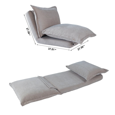 Adjustable Multi-Position Floor Sofa Chair With Foam Padding - Omega Lifestyles