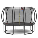 12-Foot Galvanized Steel Outdoor Garden Trampoline - Omega Lifestyles