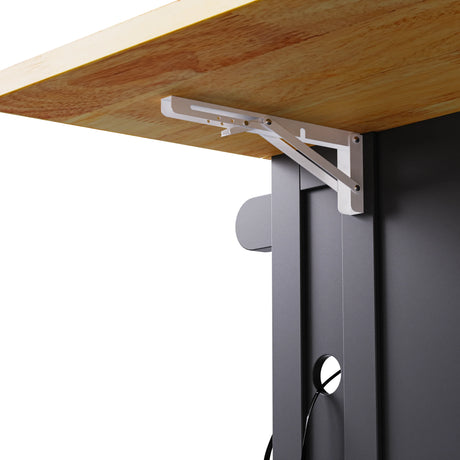 Large Kitchen Island Storage Cart With Bar Stools and Power Outlet - Omega Lifestyles