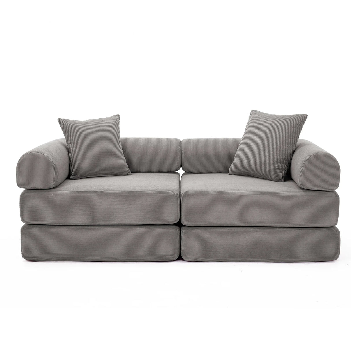 Modular Corduroy Folding Convertible Sofa Bed - Omega Lifestyles