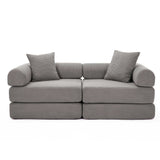 Modular Corduroy Folding Convertible Sofa Bed - Omega Lifestyles