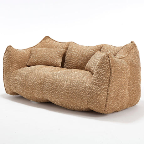 Dual Chenille Bean Bag Chair With High Resilience Foam - Omega Lifestyles