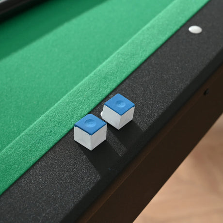 Foldable Black Green MDF Steel Pool Game Table - Omega Lifestyles