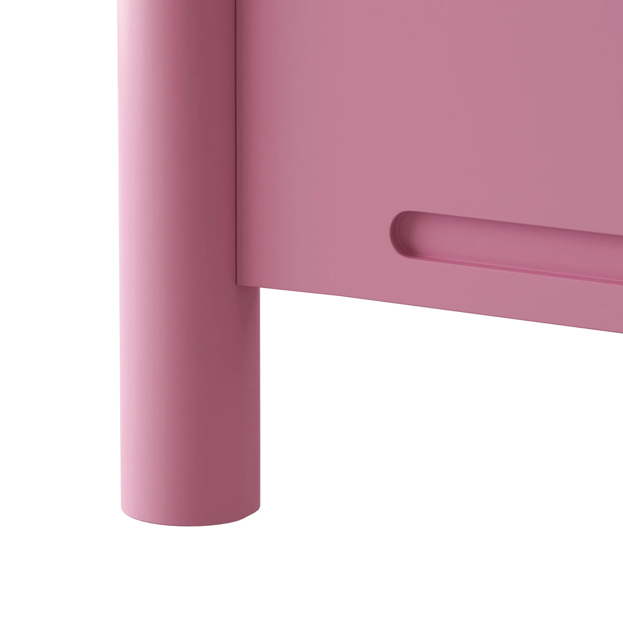 Queen Pink Solid Wood Platform Bed Frame - Omega Lifestyles