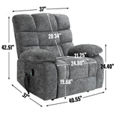 Medium-Firm Power Lift Massage Recliner Chair With Heat - Omega Lifestyles