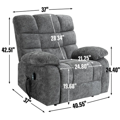 Medium-Firm Power Lift Massage Recliner Chair With Heat - Omega Lifestyles