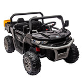 24V Two-Seater Ride On Dump Truck With Remote Control - Omega Lifestyles