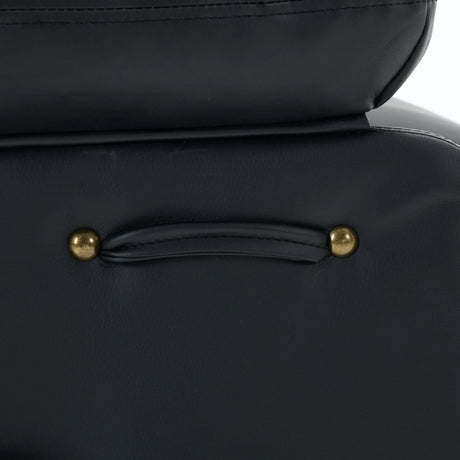 Medium-Firm Remote-Controlled Heating Massage Recliner PU Leather - Omega Lifestyles