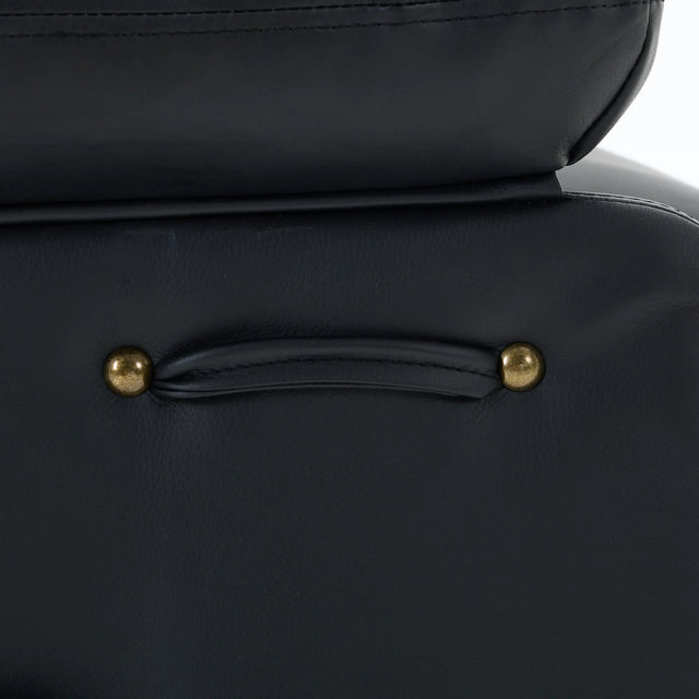 Medium-Firm Remote-Controlled Heating Massage Recliner PU Leather - Omega Lifestyles