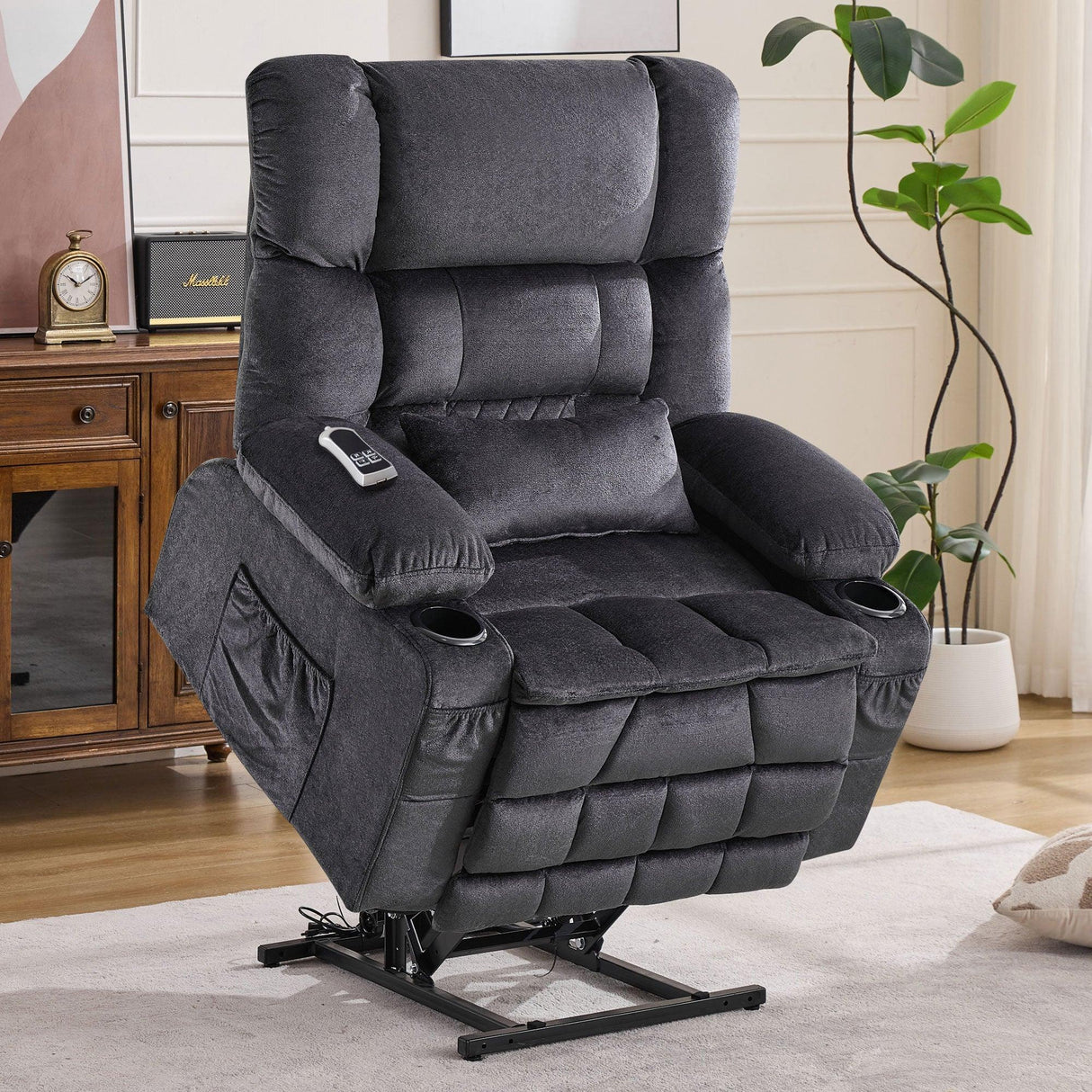 Dual Motor Power Lift Recliner Chair With Heat Massage - Omega Lifestyles