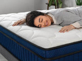 Medium 10-Inch Cooling Gel Memory Foam Hybrid Mattress - Omega Lifestyles