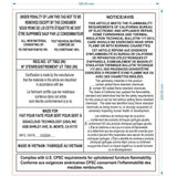 Upholstered Twin Daybed With Linen Fabric Trundle - Omega Lifestyles