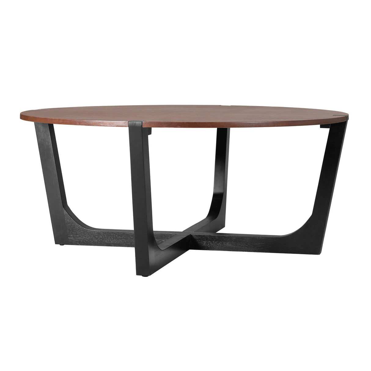 Acacia Solid Wood Round Coffee Table 44-Inch - Sleep Galleria