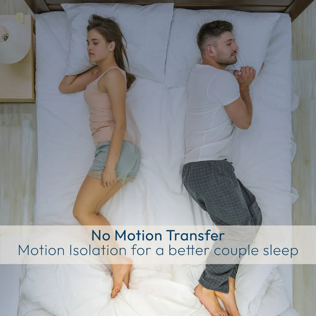 Medium 12-Inch Hybrid Ice Memory Foam Queen Mattress - Omega Lifestyles