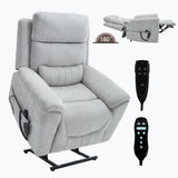 Dual Motor Power Lift Recliner Chair With Massage Heating - Omega Lifestyles