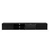 Modern APP Controlled LED Black Marble TV Stand - Sleep Galleria