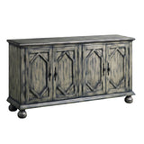 Rustic Gray Synthetic Wood Console Cabinet - Omega Lifestyles