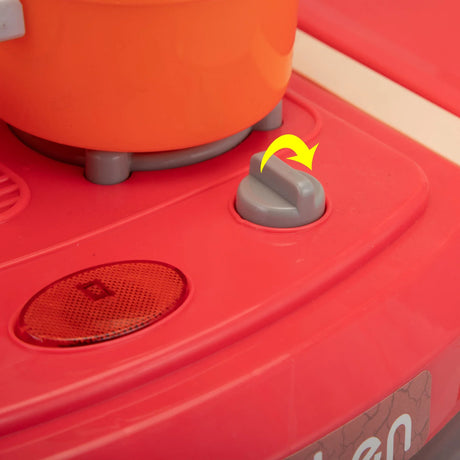 Kids Kitchen Playset Toy With 65 Accessories and Sounds - Omega Lifestyles