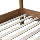 Twin Over Twin Rubber Wood Teddy Fleece Upholstered Bunk Bed - Omega Lifestyles