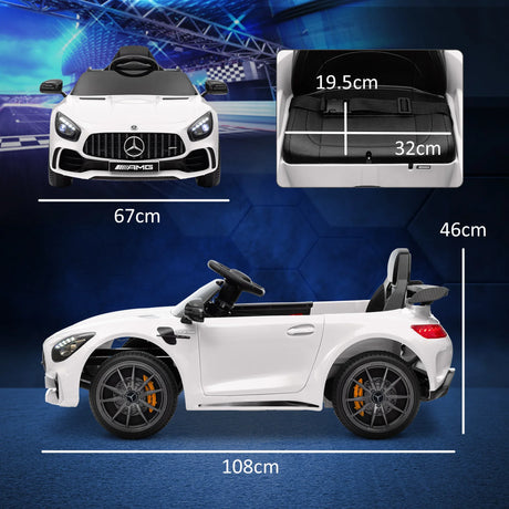 12V Mercedes-Benz AMG GTR Kids Ride On Car - Omega Lifestyles