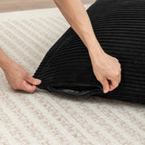 Soft Corduroy Foam Floor Bean Bag Chair - Omega Lifestyles