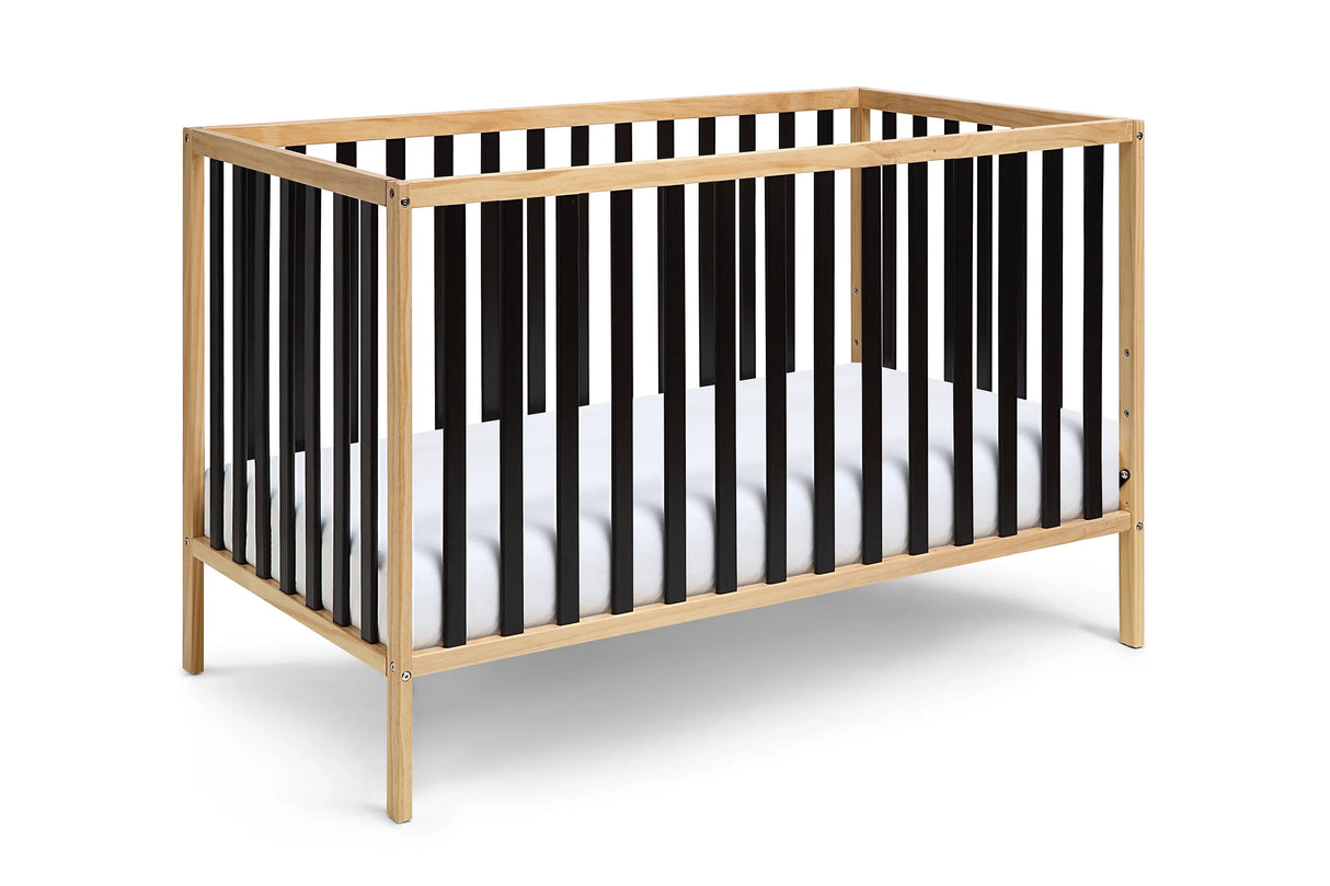 Two-Tone Solid Wood Convertible Island Crib - Omega Lifestyles