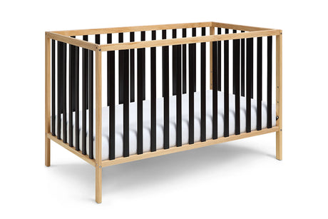 Two-Tone Solid Wood Convertible Island Crib - Omega Lifestyles