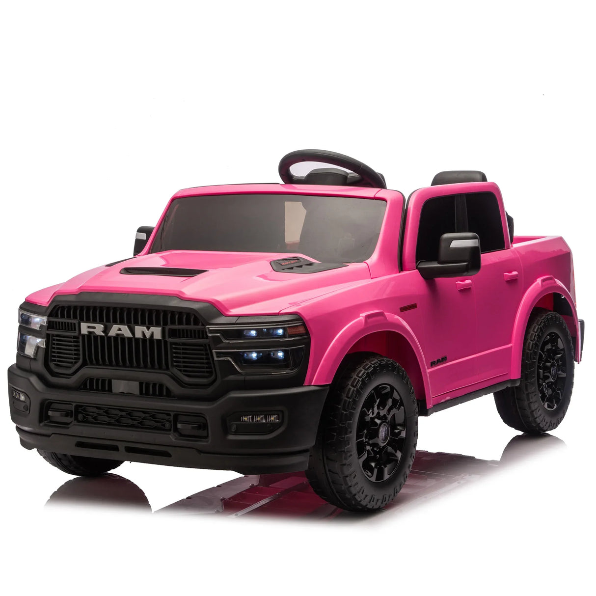 Officially Licensed Dodge RAM 24V 2-Seater Kids Ride On Truck - Omega Lifestyles