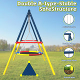 Heavy Duty Steel Flying Saucer Swing Set - Omega Lifestyles