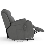 Power Lift Plush Snowflake Velvet Recliner Chair - Omega Lifestyles