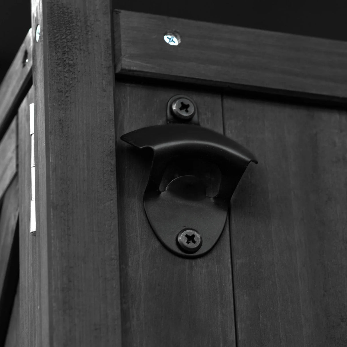 Farmhouse Solid Fir Wood Outdoor Kitchen Island Cart - Omega Lifestyles