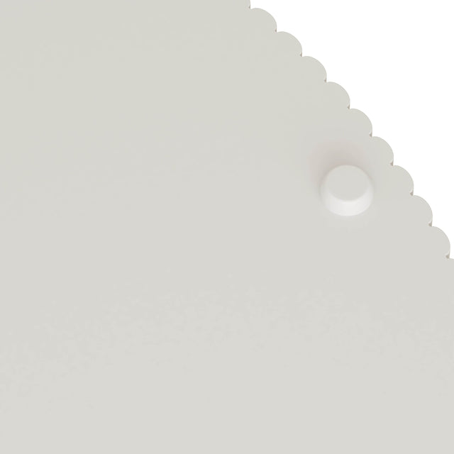 31.5-Inch Round White MDF Coffee Table With Storage - Omega Lifestyles