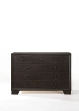 Espresso Synthetic Wood 6-Drawer Dresser Furniture - Omega Lifestyles